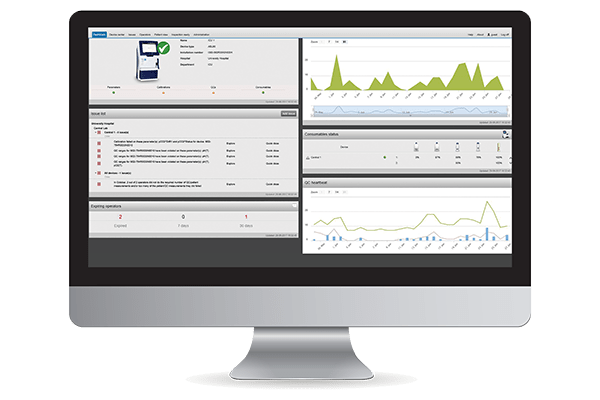 Rozwiązanie IT, które wspomaga zarządzanie urządzeniami POCT